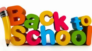 back to school with pencil banner